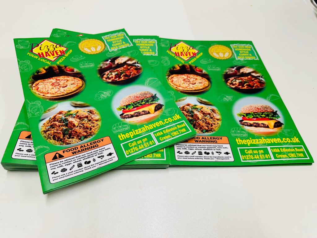 pizza haven menu